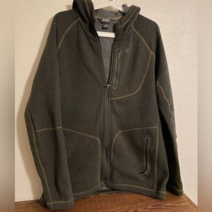 Outdoor Research wool blend zip hoodie (L)